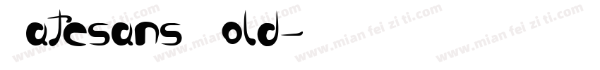Katesans Bold字体转换